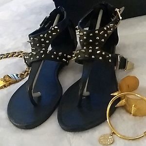 Spiked sandals